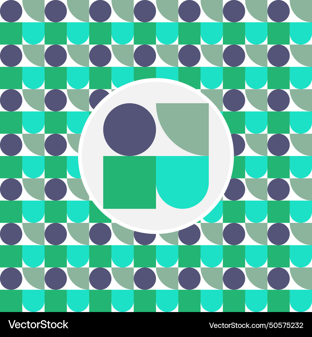 Tile shape pattern background Vector Image