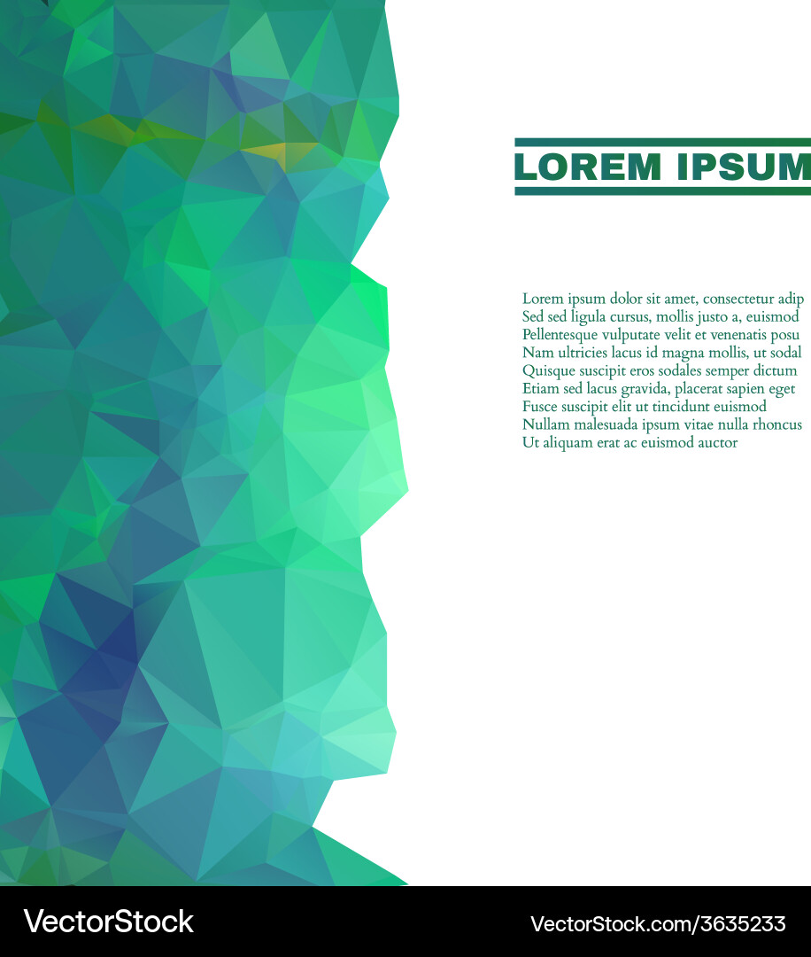 Abstract colorful triangles background vector image