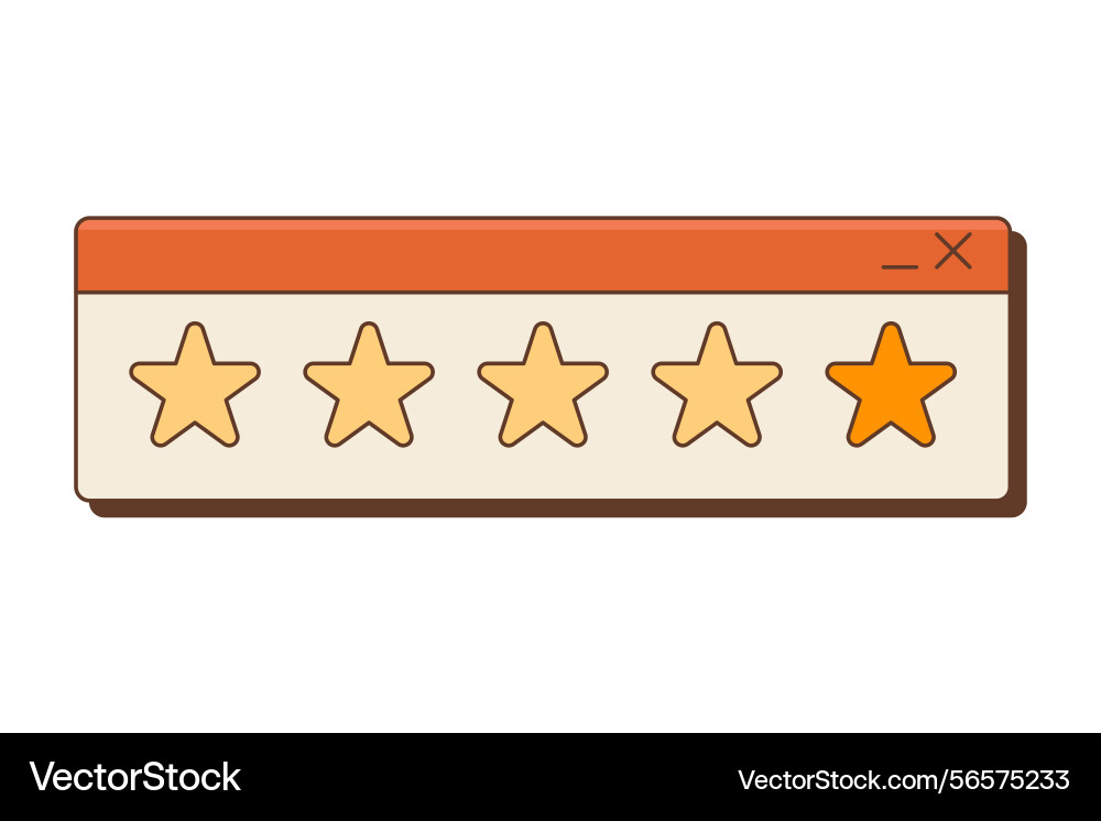 Eyecatching and colorful ui element Eyecatching and colorful ui element vector image