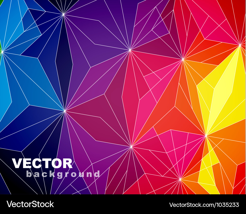 Geometric Colorful Abstract Background Vector Image
