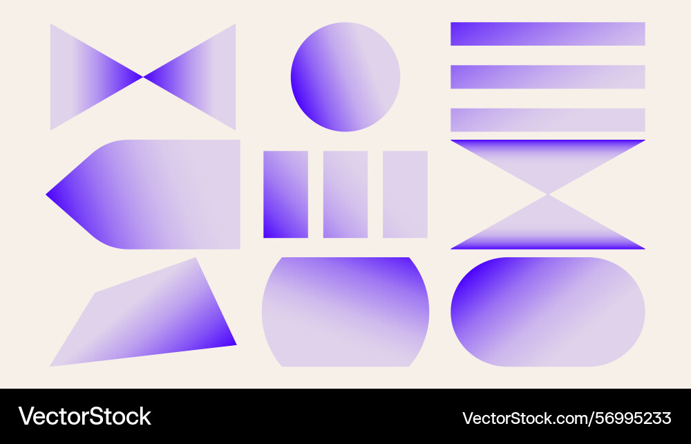 Gradient minimal geometric background set Gradient minimal geometric background set Vector Image