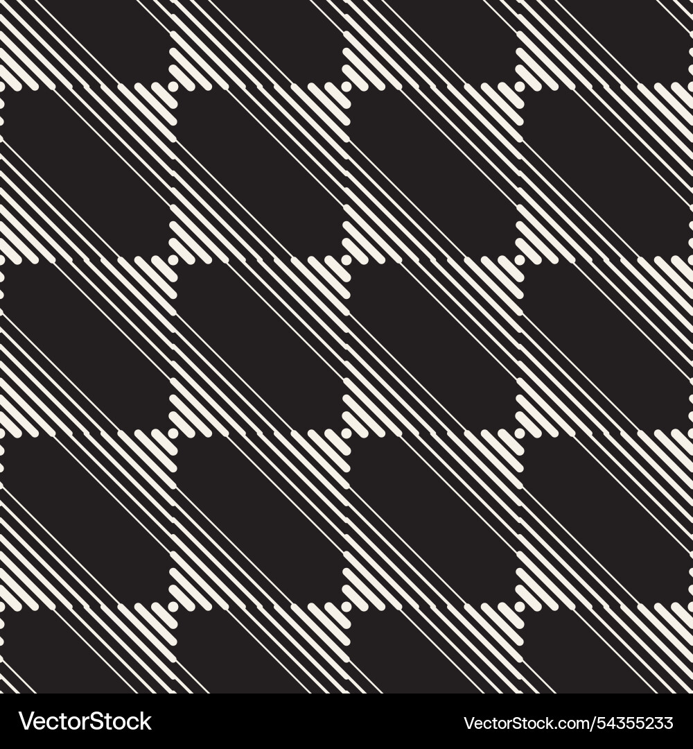 Seamless pattern repeating geometric elements Vector Image
