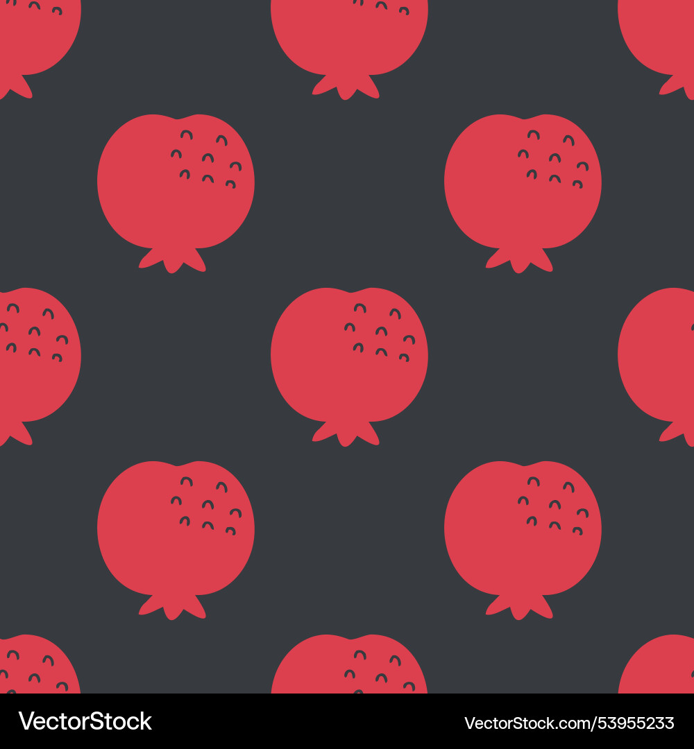 Seamless pattern with simple flat style Vector Image