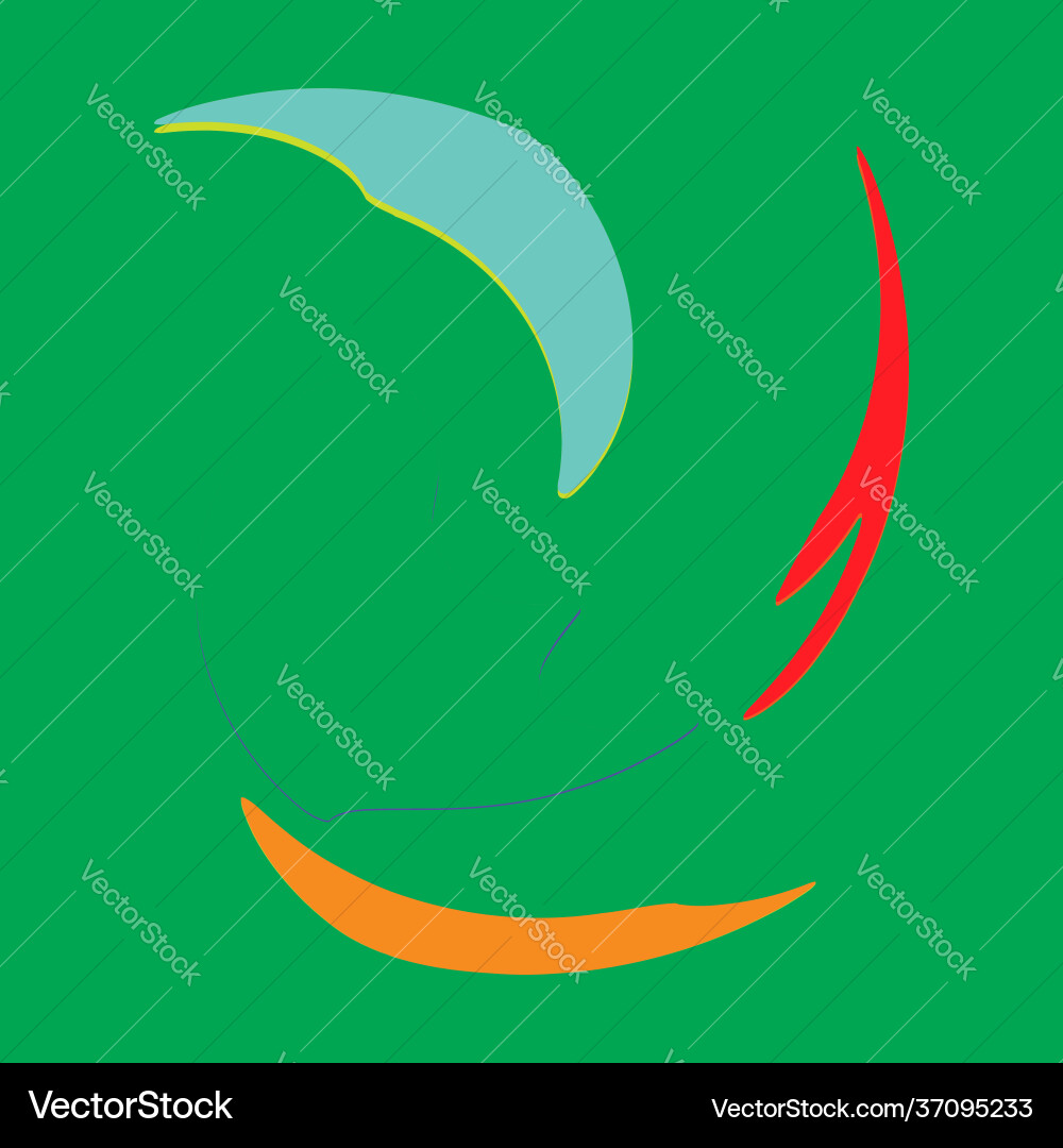 Spiral volute helix abstract design element swirl Spiral volute helix abstract design element swirl vector image
