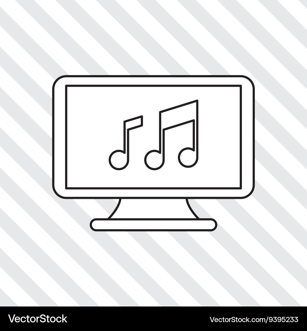Technology design computer icon colorful Vector Image