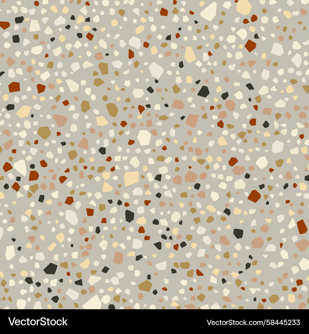 Terrazzo Style Pattern Background Vector Image