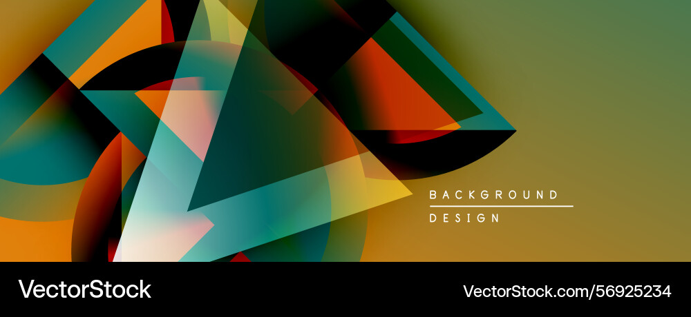 Abstract geometric shapes overlap creating Abstract geometric shapes overlap creating vector image