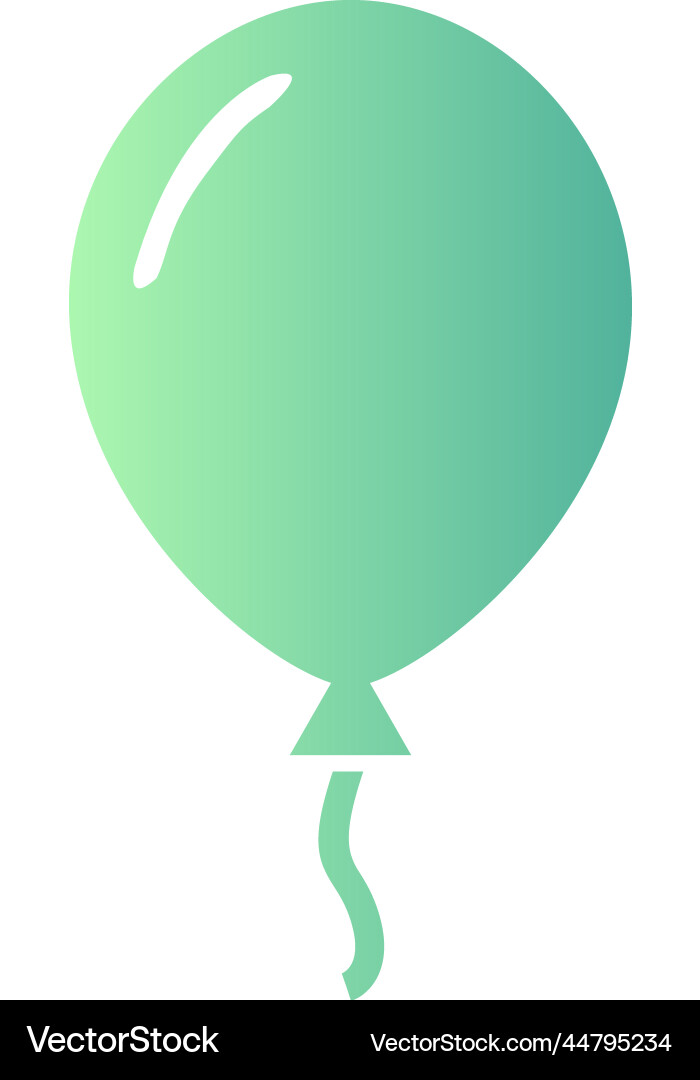 Ballon-Gradienten universal Icon ui ux element sign Vektorbild