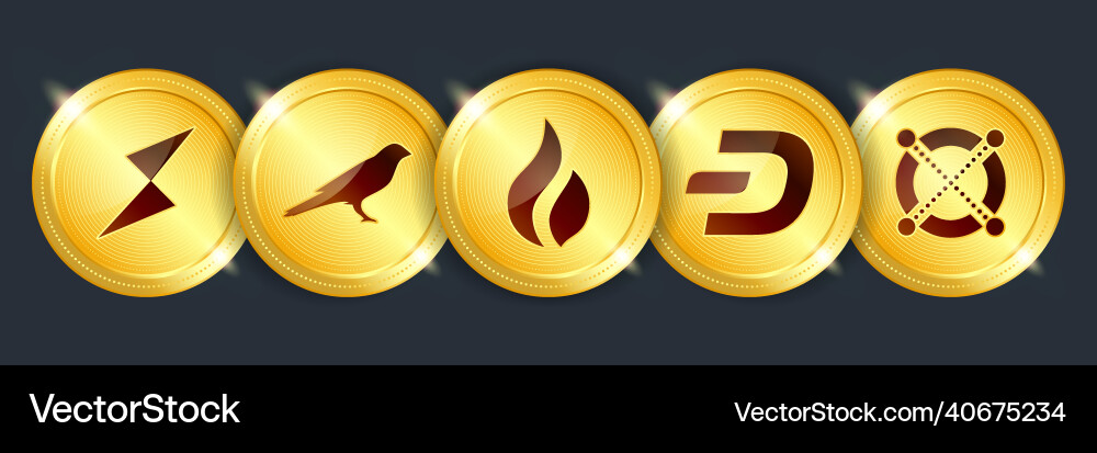 Crypto currency digital payment system blockchain Crypto currency digital payment system blockchain vector image