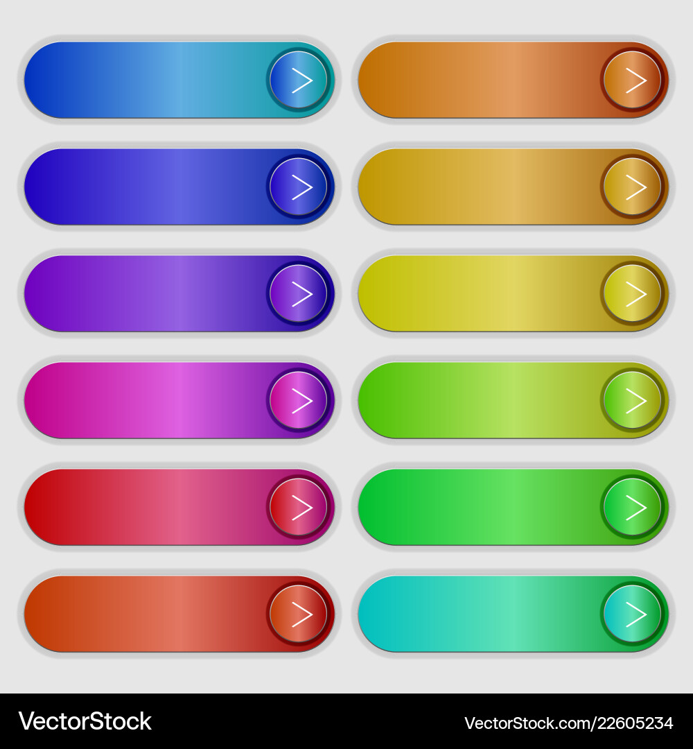 Flat Call to Action Buttons vector image