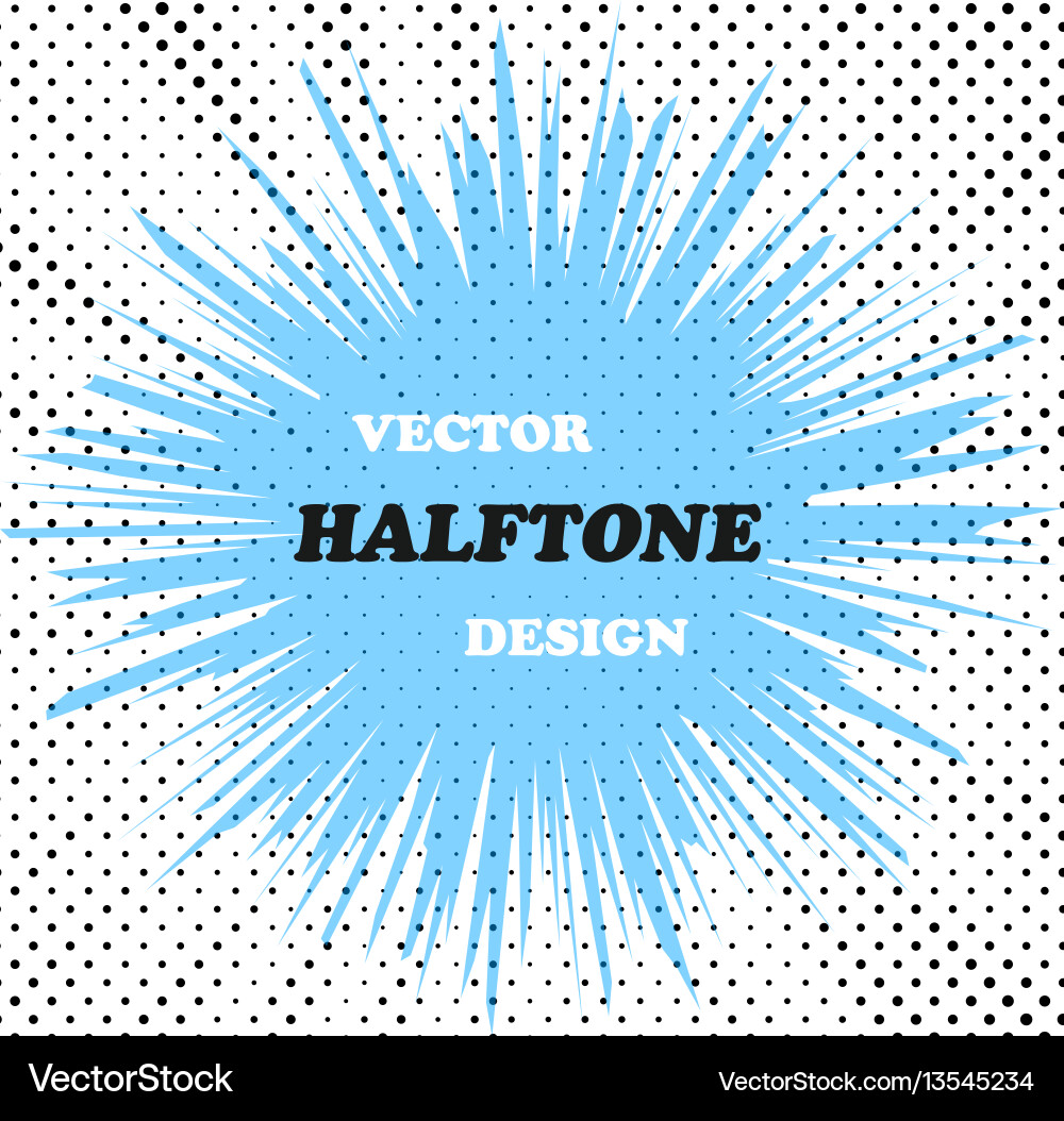 Halftone Dot Pattern Background Vector Image