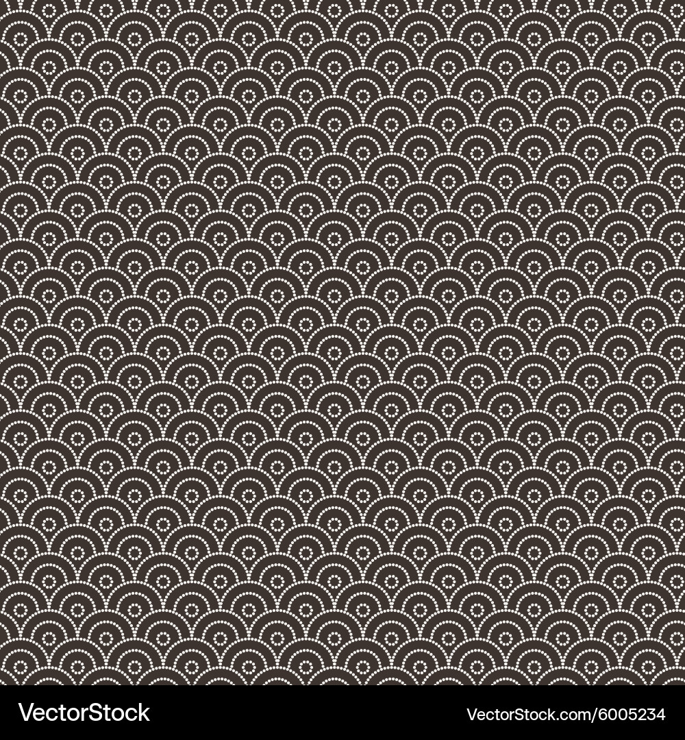 Seamless pattern in the form of flakes Vector Image