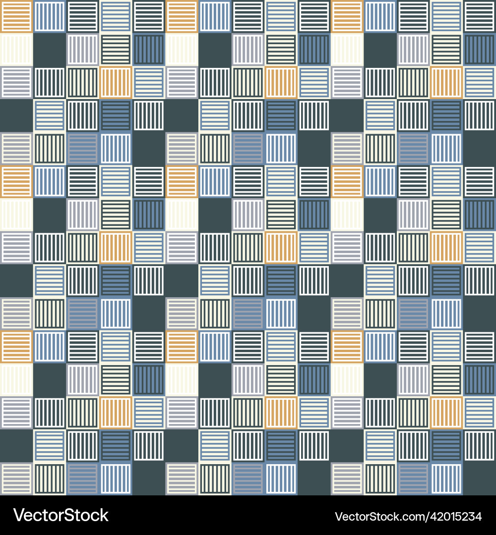 Seamless pattern with squares Vector Image