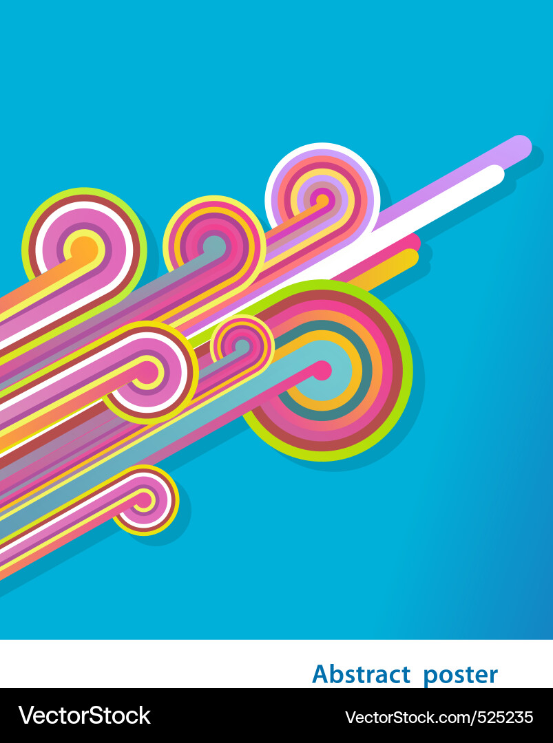 Dynamic Abstract Lines Vector Image