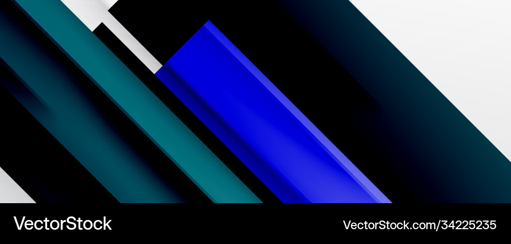 Geometric abstract backgrounds with shadow lines Vector Image