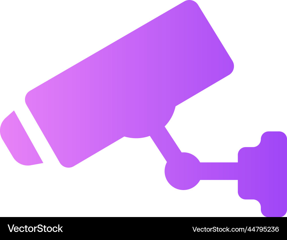 Camera gradient universal icon ui ux element sign Vector Image
