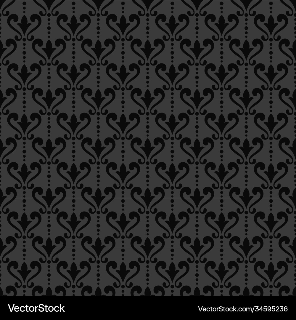 Damask seamless pattern Damask seamless pattern vector image