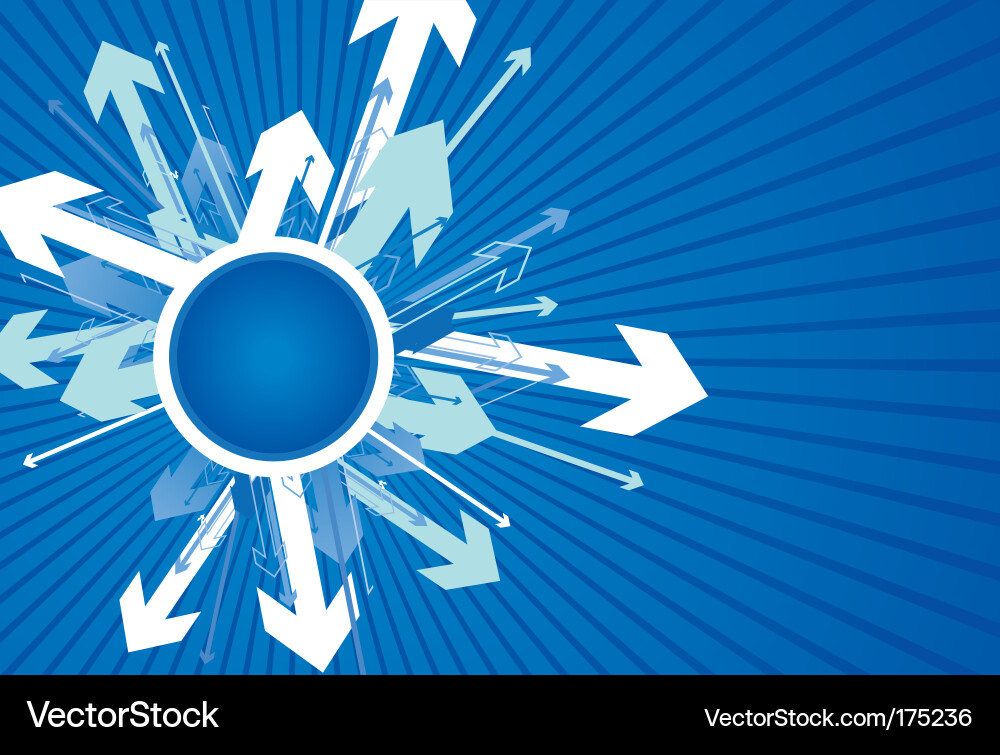 Dynamic Circular Strokes Vector Image