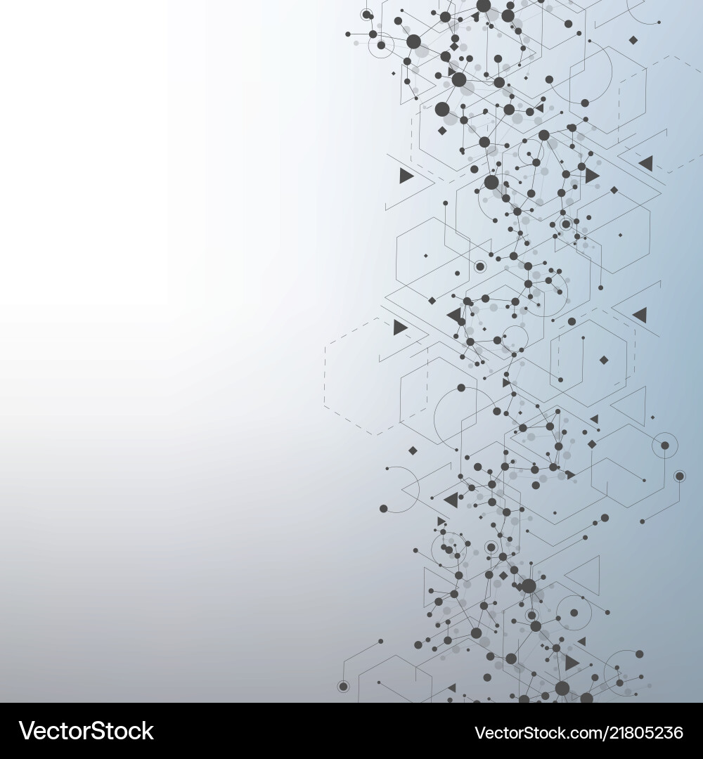 Science network pattern connecting lines and dots Science network pattern connecting lines and dots vector image