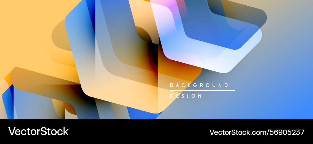 Abstract geometric shapes overlap creating Abstract geometric shapes overlap creating vector image