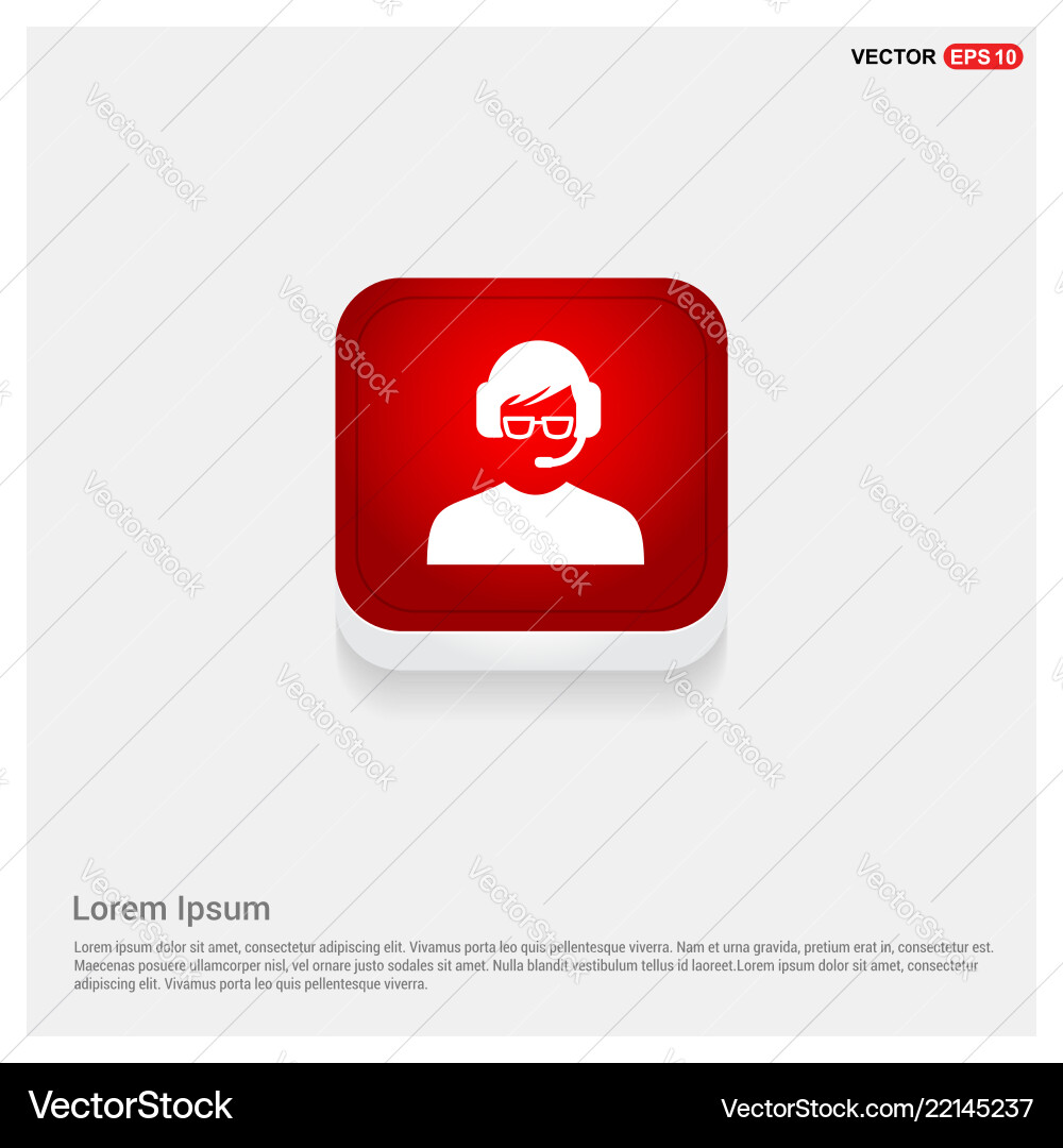 Call user icon Call user icon vector image