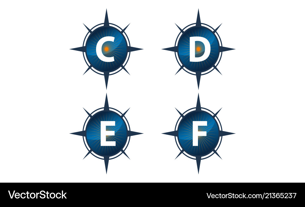 Insights guide template set Insights guide template set Vector Image