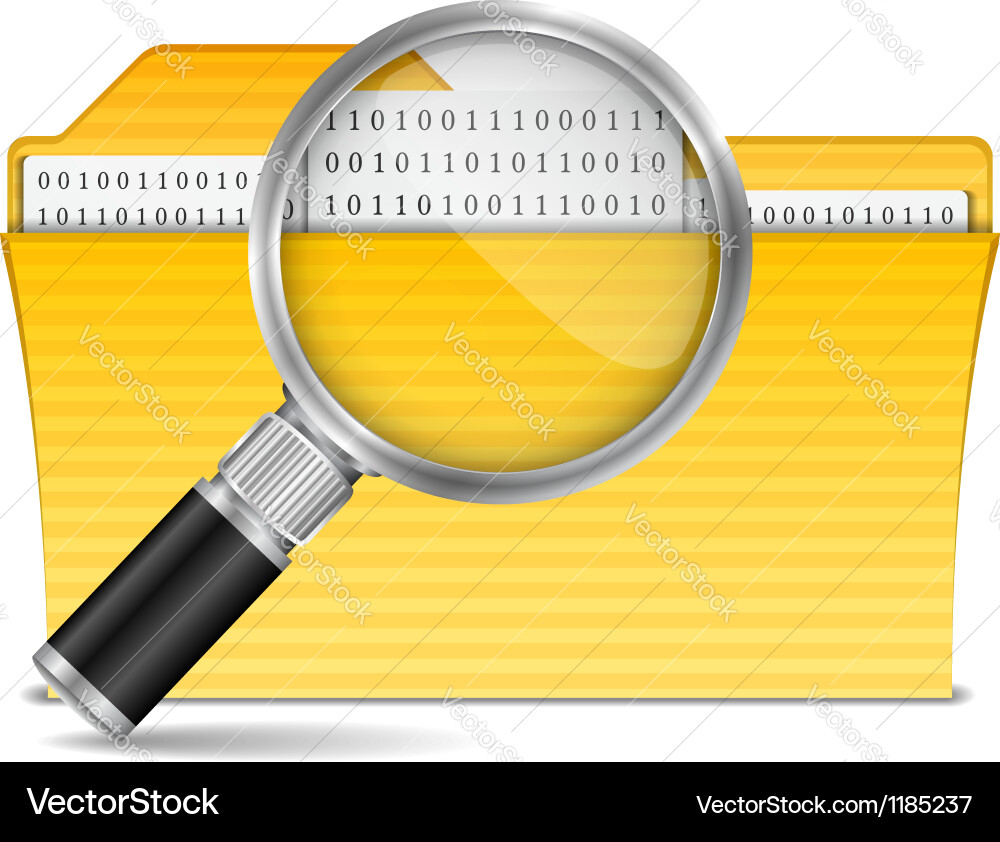 Search file Royalty Free Vector Image - VectorStock