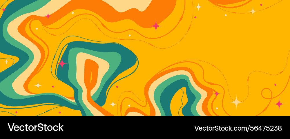 Abstract background with multicolored shaky lines Abstract background with multicolored shaky lines vector image