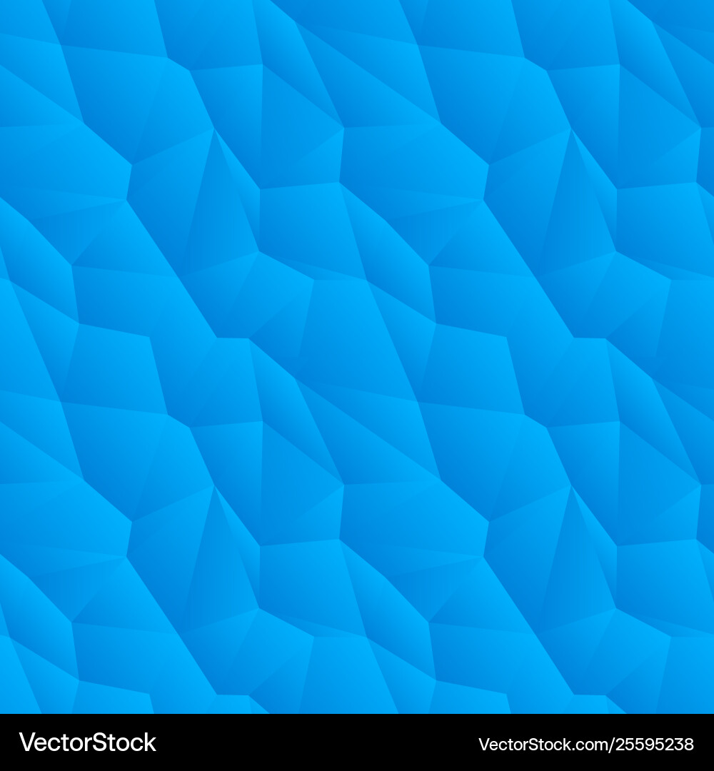 Blue Triangulated Abstract Pattern Vector Image