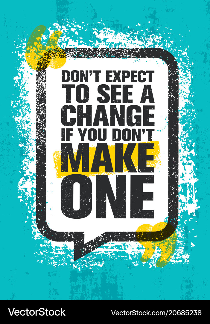 Dont expect to see a change if you make one Vector Image