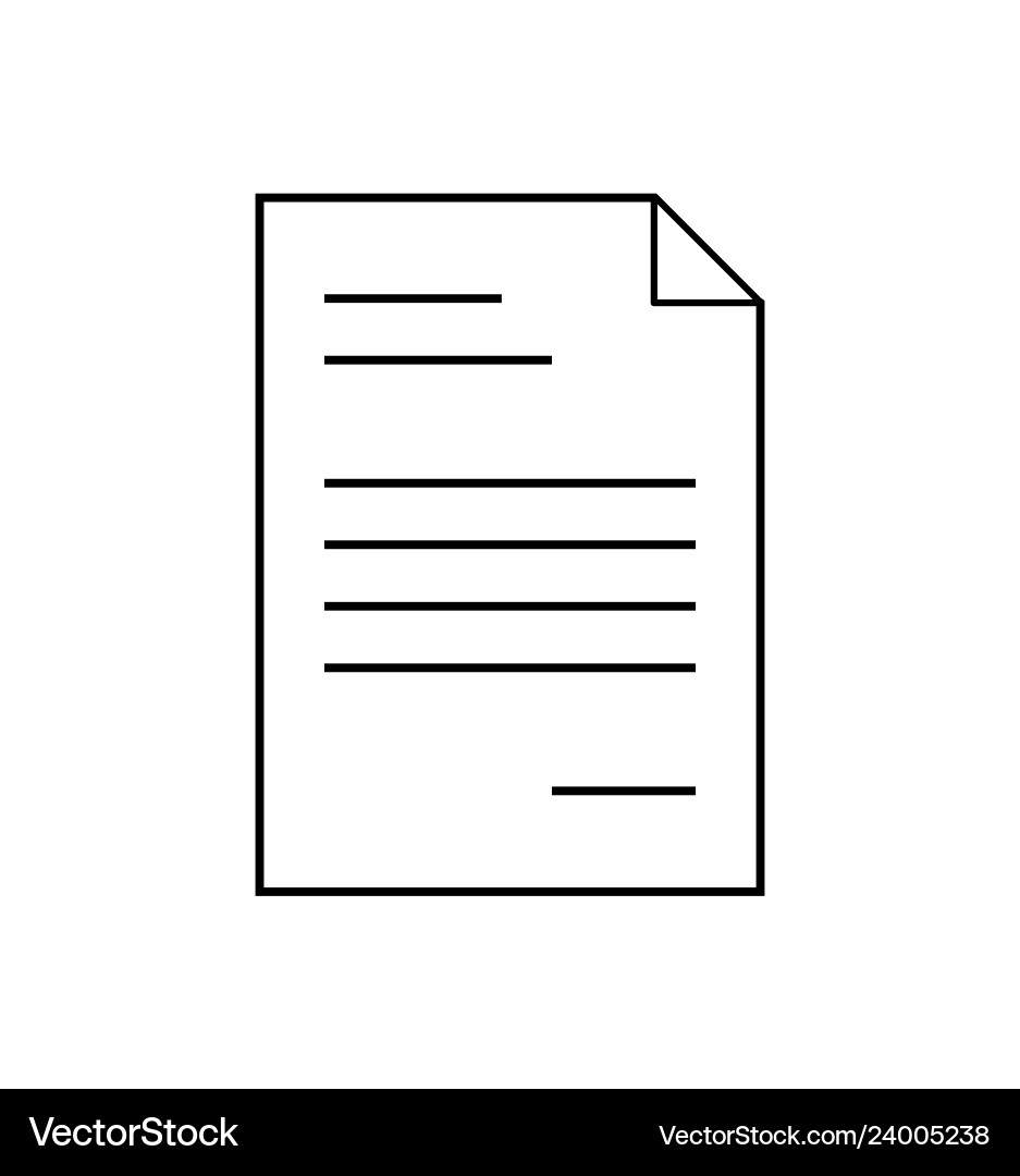 Paper document file with bent horn web icon Paper document file with bent horn web icon Vector Image