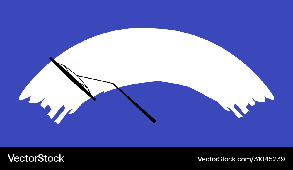 Background with wiper in flat style Background with wiper in flat style Vector Image