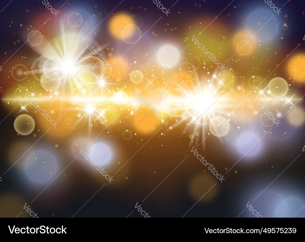 Bokeh abstract background with glitter lights Bokeh abstract background with glitter lights vector image