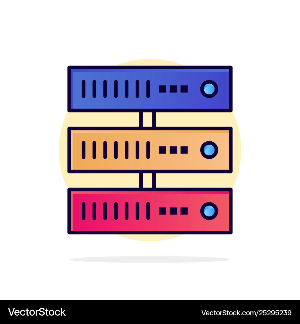 Computing Datenspeichernetzwerk abstrakter Kreis Computing Datenspeichernetzwerk abstrakter Kreis vektorbild