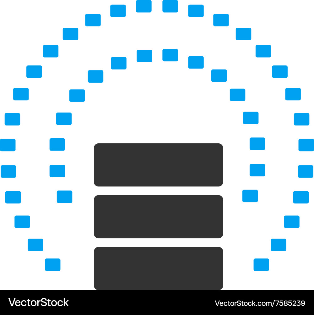 Database sphere shield icon Vector Image