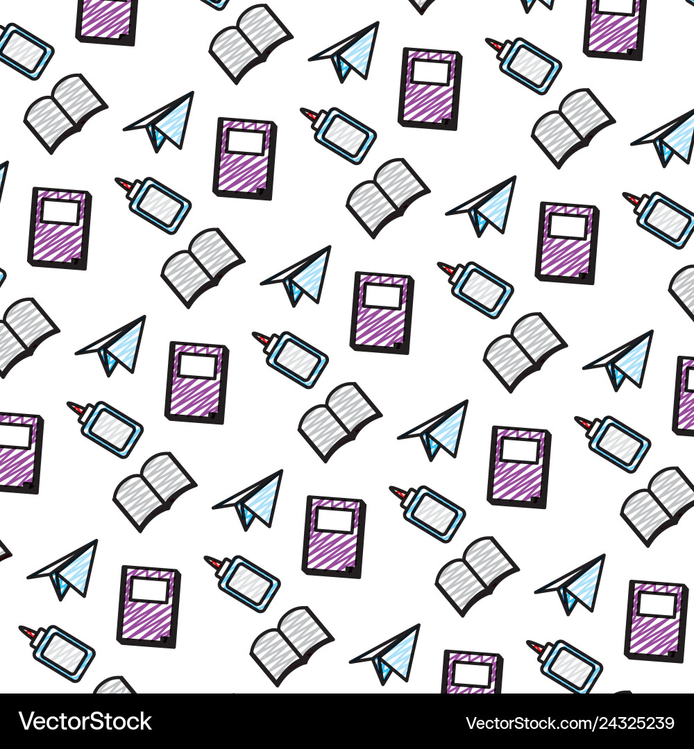 Doodle school tools education background design – Royalty-Free Vector ...