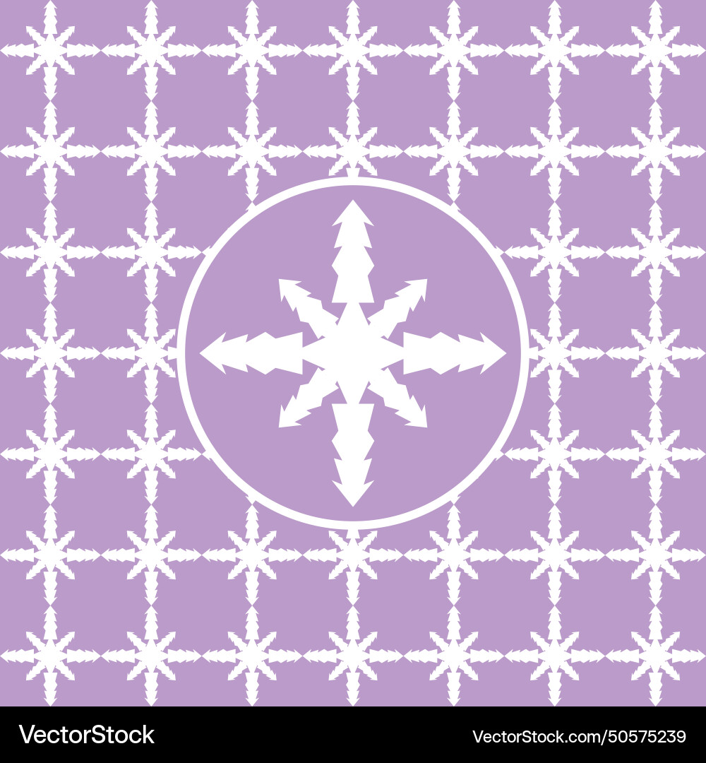 Tile snow pattern background Vector Image