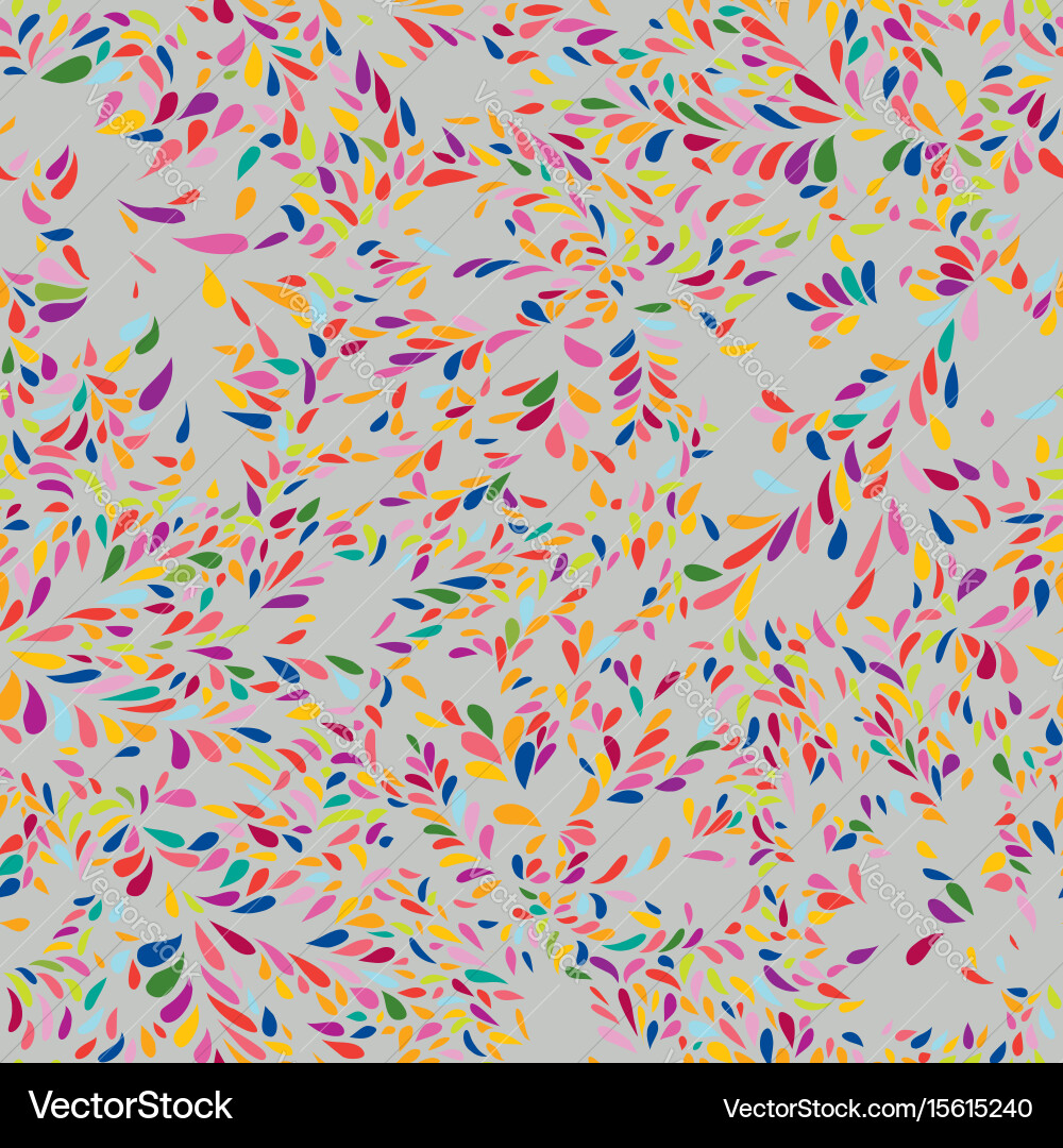 Abstract floral spot pattern multicolor holiday Vector Image