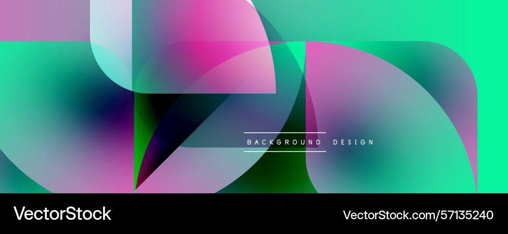Abstract fluid shapes overlap creating vibrant Abstract fluid shapes overlap creating vibrant vector image
