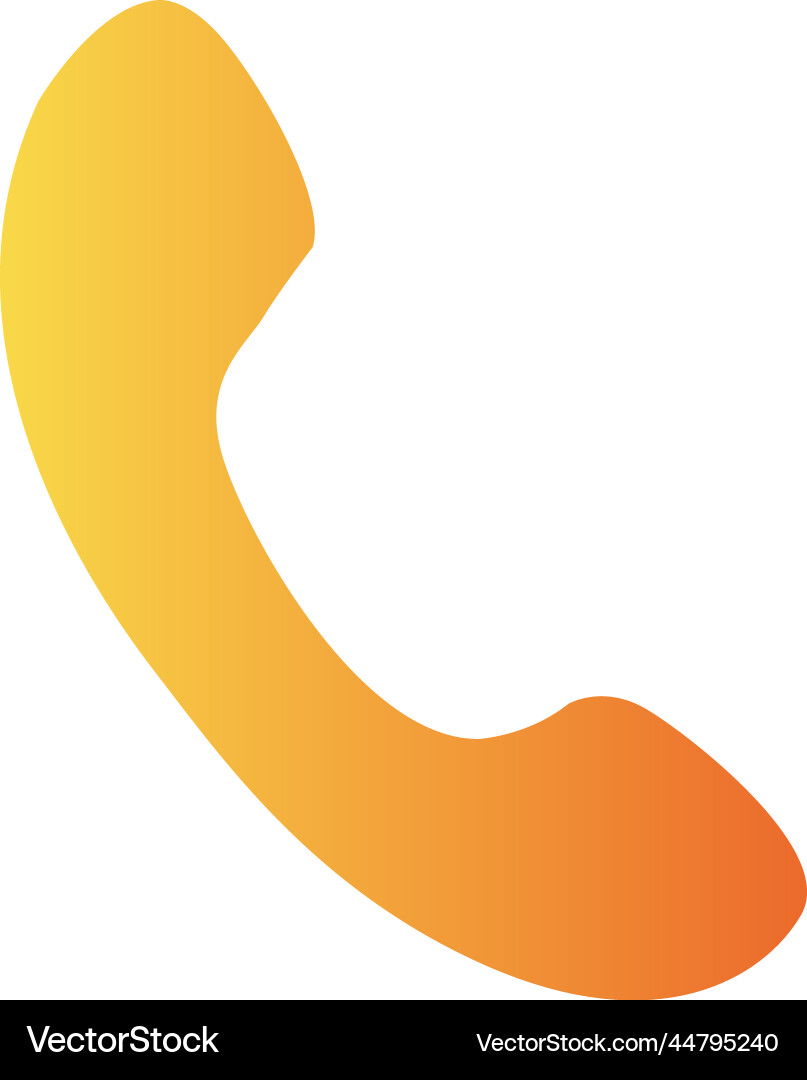 Phone gradient universal icon ui ux element sign Vector Image