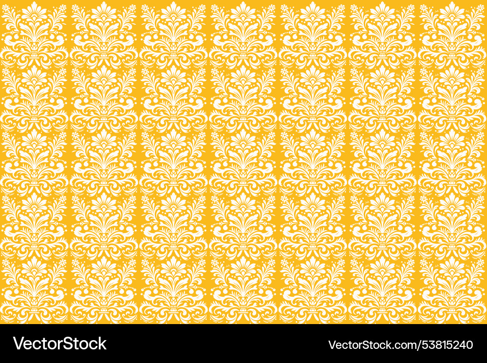 Seamless floral pattern for wedding textiles Vector Image