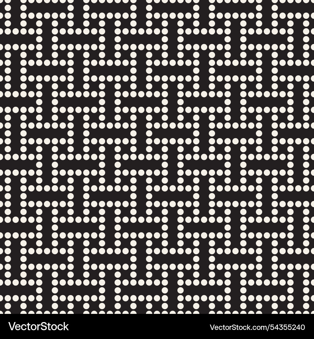 Seamless pattern repeating geometric elements Seamless pattern repeating geometric elements vector image