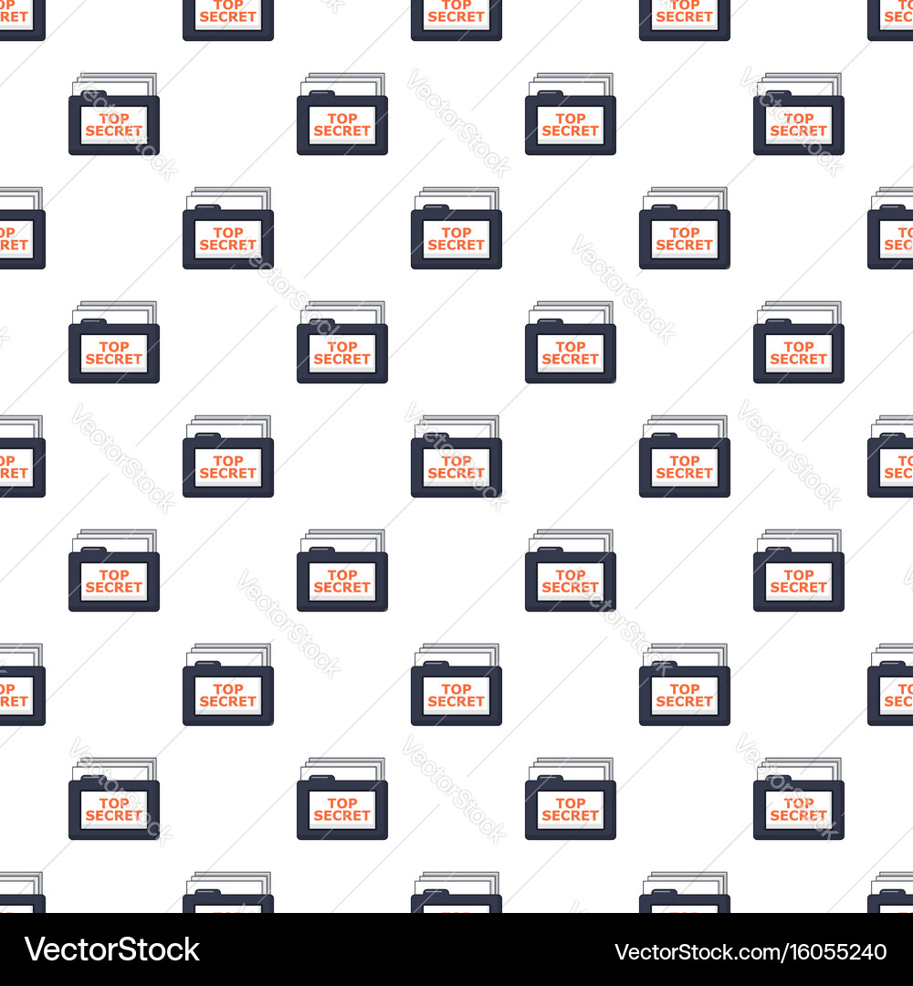 Top secret folder pattern Vector Image