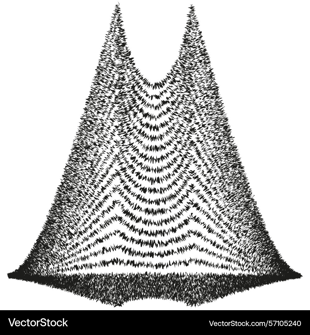 Triangular wave pattern geometric mountain shape Triangular wave pattern geometric mountain shape vector image