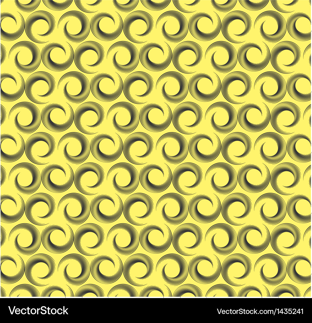 Geometric design seamless pattern in retro style vector image
