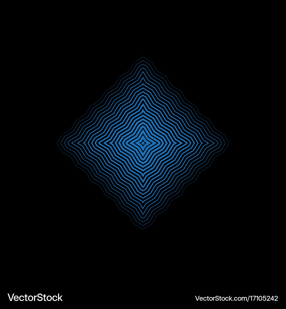 Abstract halftone shape design element vector image