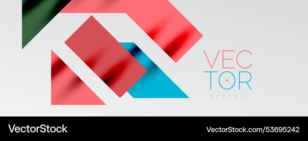 Dynamic lines and triangles Vector Image