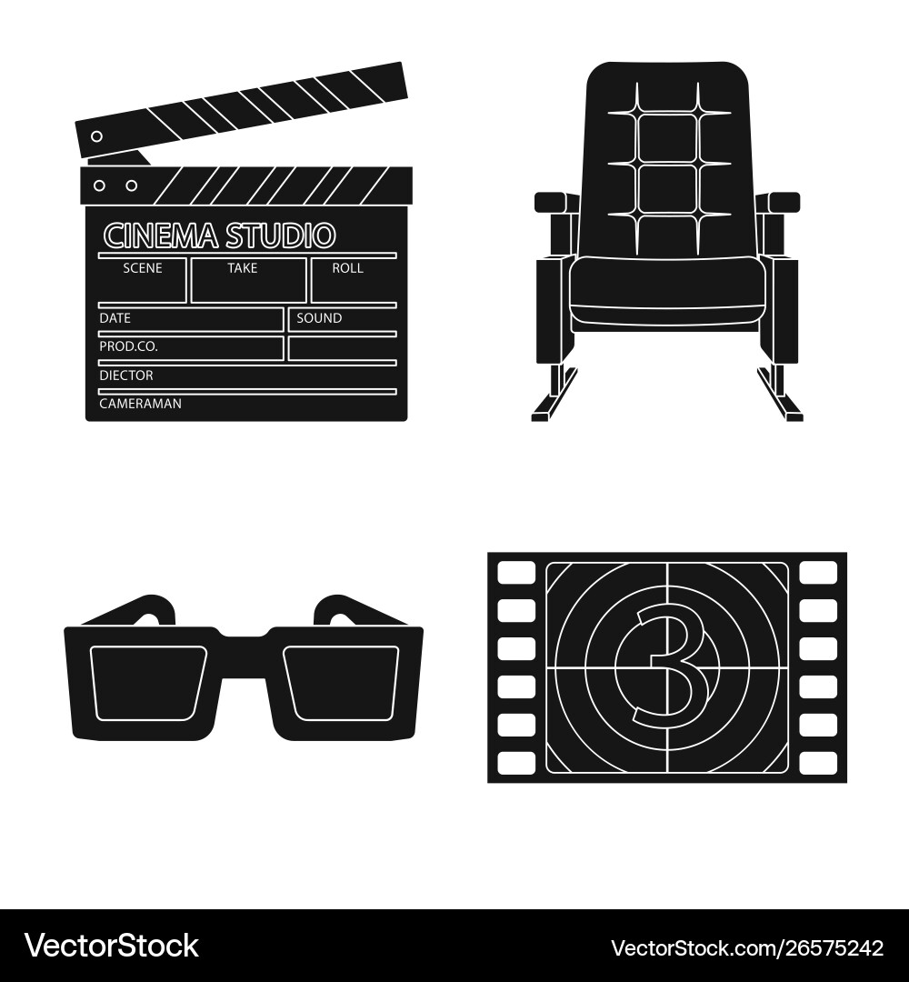 Isolated object session and viewing logo Vector Image