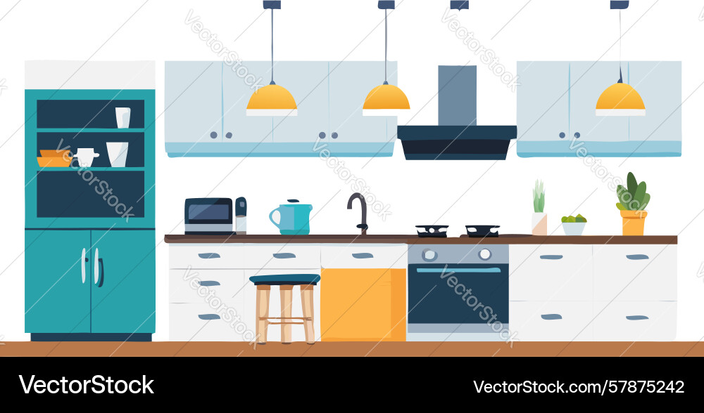 Music studio setup creating sounds with digital Vector Image