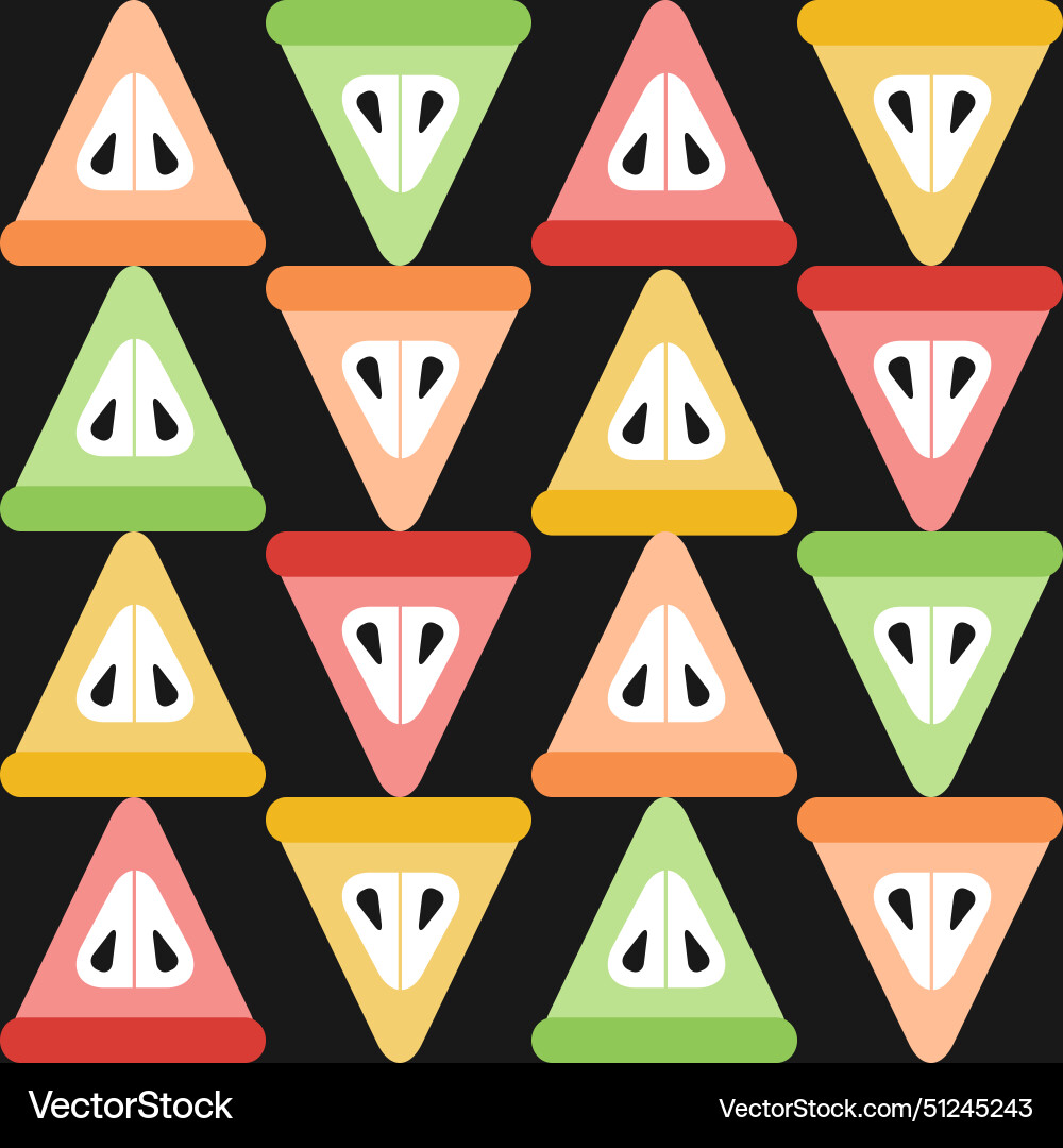 Abstract colorful mosaic from sliced apples Abstract colorful mosaic from sliced apples Vector Image